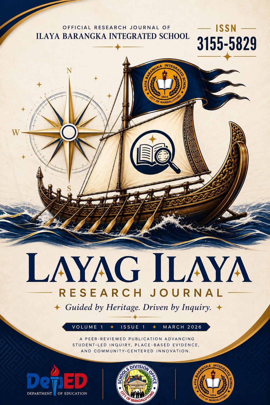 Cover of Layag Ilaya Research Journal, Volume 1, Issue 1, March 2026