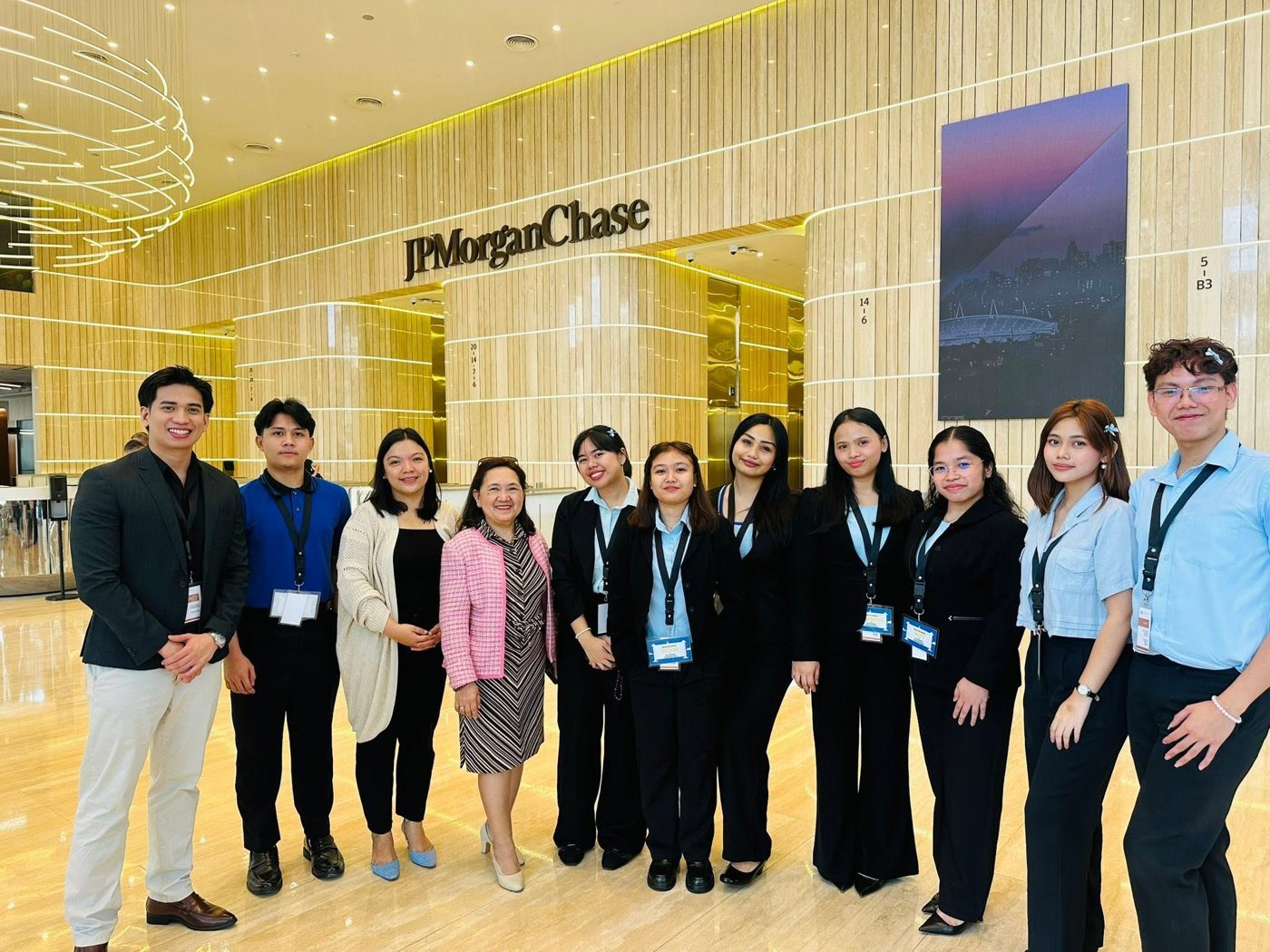 The Ilaya Barangka delegation on stage at the national CareerConnect Capstone Finals