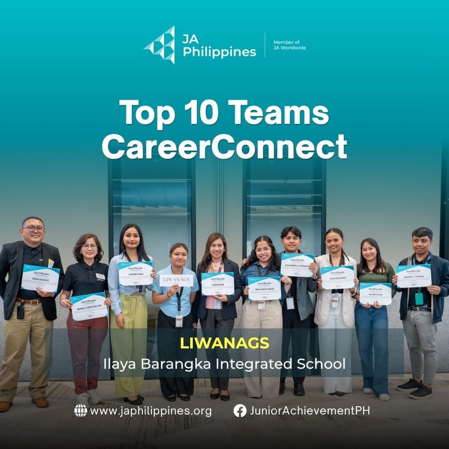 Team Liwanags with their 2nd Place recognition
